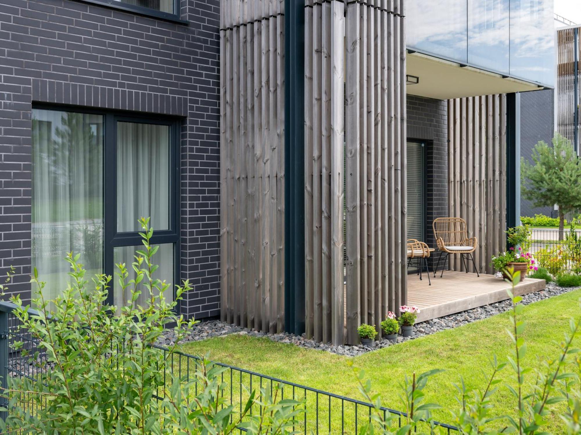 D33 Vilnius - Brand New Luxury Apartment With Terrace, Garden, Ac And Parking Exterior photo