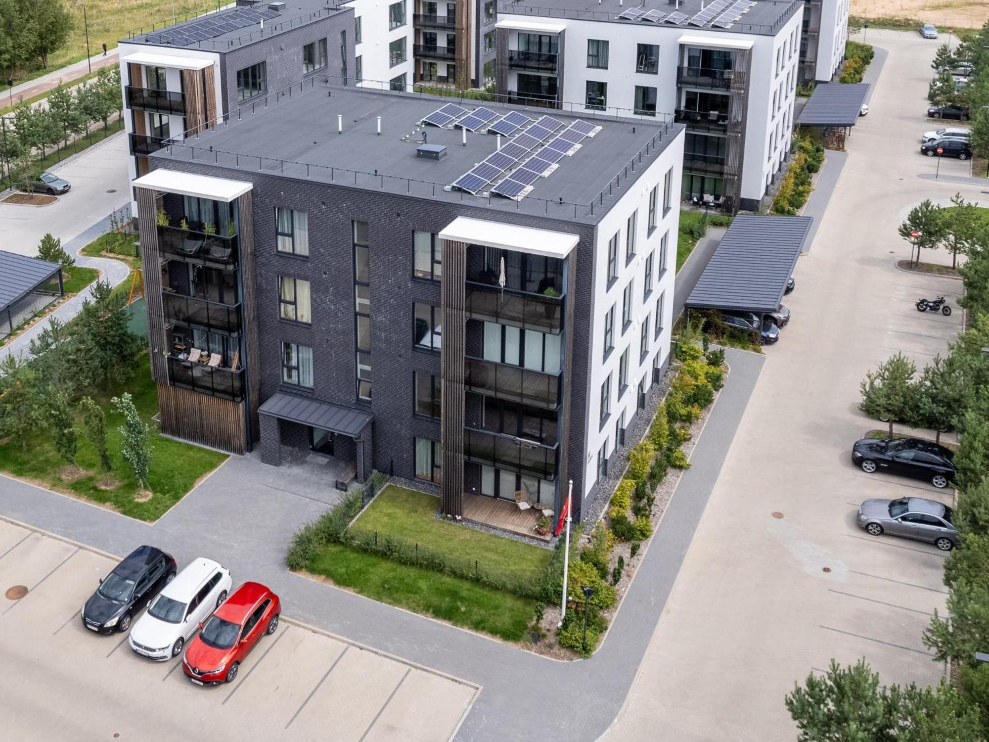 D33 Vilnius - Brand New Luxury Apartment With Terrace, Garden, Ac And Parking Exterior photo