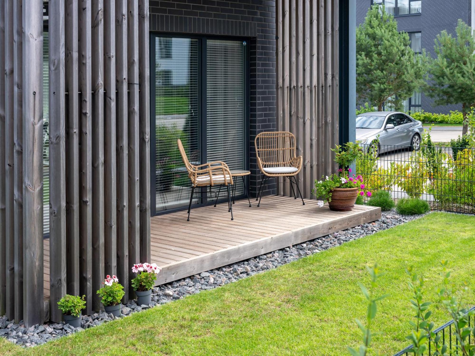 D33 Vilnius - Brand New Luxury Apartment With Terrace, Garden, Ac And Parking Exterior photo