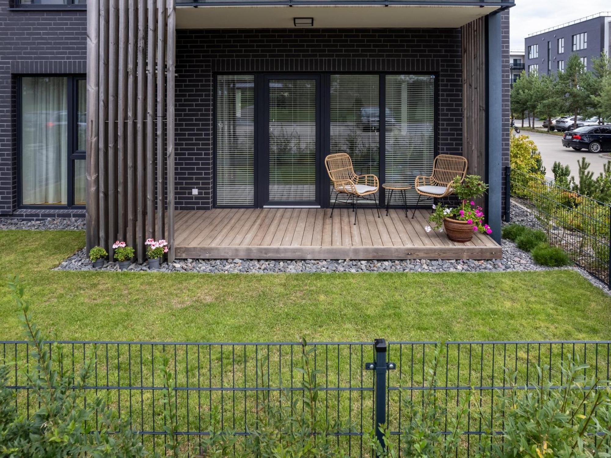 D33 Vilnius - Brand New Luxury Apartment With Terrace, Garden, Ac And Parking Exterior photo